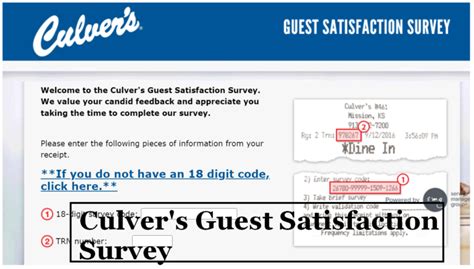 tellculvers survey|Ultimate Guide to Culver’s Customer Satisfaction Survey: Steps